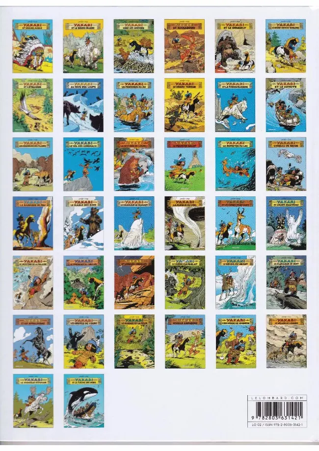 Verso de l'album Yakari Tome 4 Yakari et Nanabozo