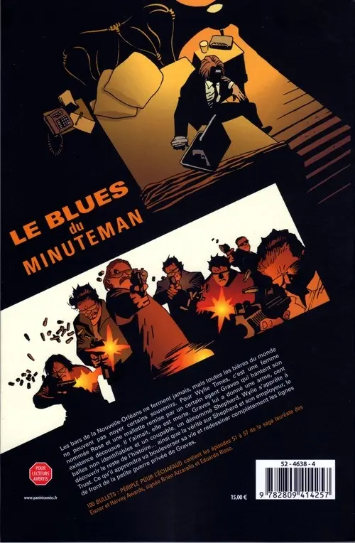 Verso de l'album 100 Bullets Tome 11 Périple pour l'échafaud