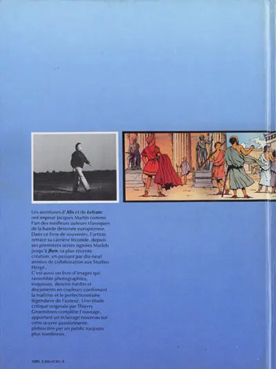 Verso de l'album Alix Avec Alix