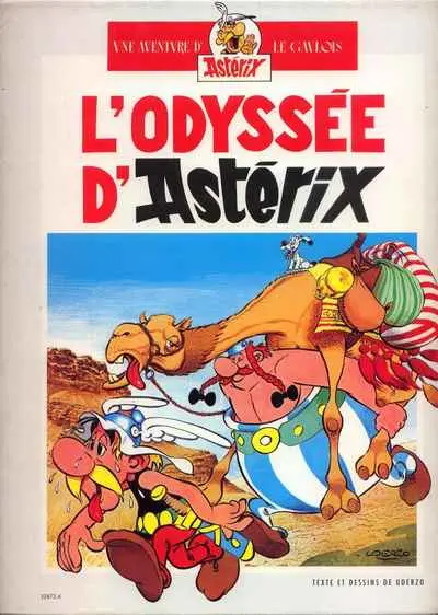 Verso de l'album Astérix Tomes 25 et 26 Le grand fossé / L'odyssée d'Astérix