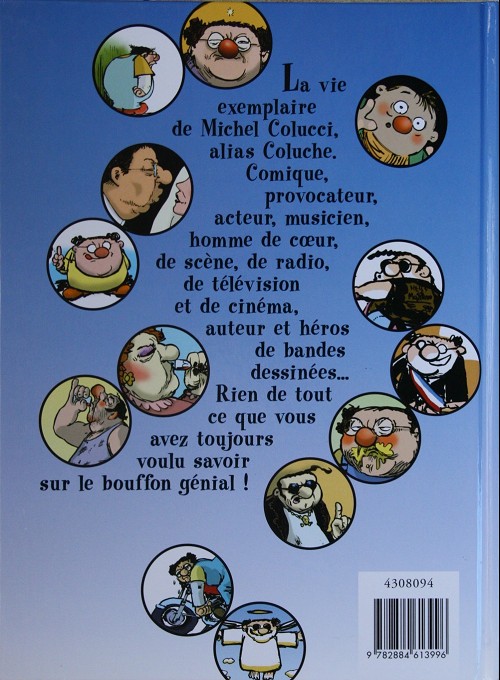 Verso de l'album Le petit ... illustré Le petit Coluche illustré