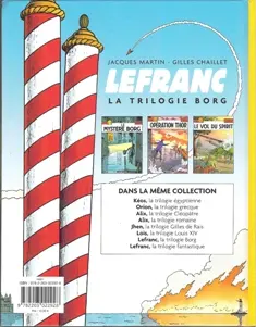 Verso de l'album Lefranc La trilogie Borg