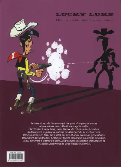 Verso de l'album Lucky Luke (2002) L'Integrale 22