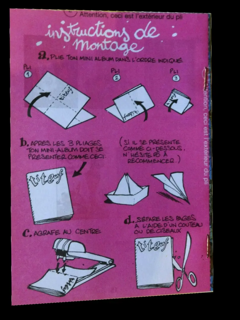 Verso de l'album Titeuf Titeuf de poche...
