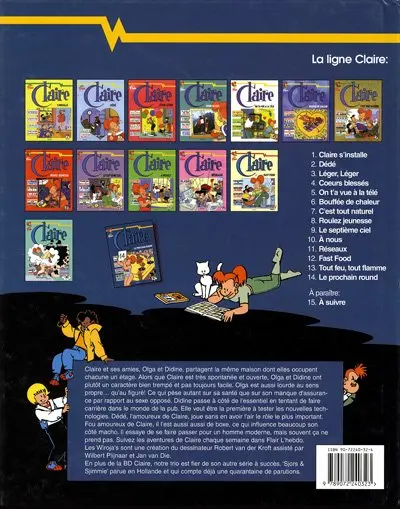 Verso de l'album Claire Tome 14 Le prochain round