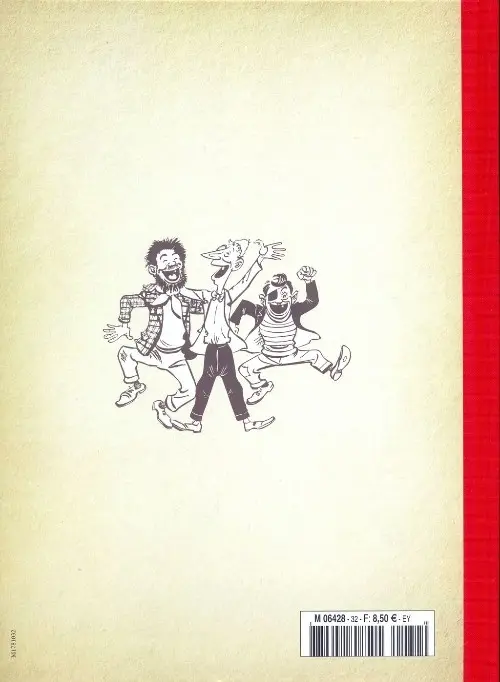 Verso de l'album Les Pieds Nickelés - La collection Tome 33 Les Pieds Nickelés jouent et gagnent