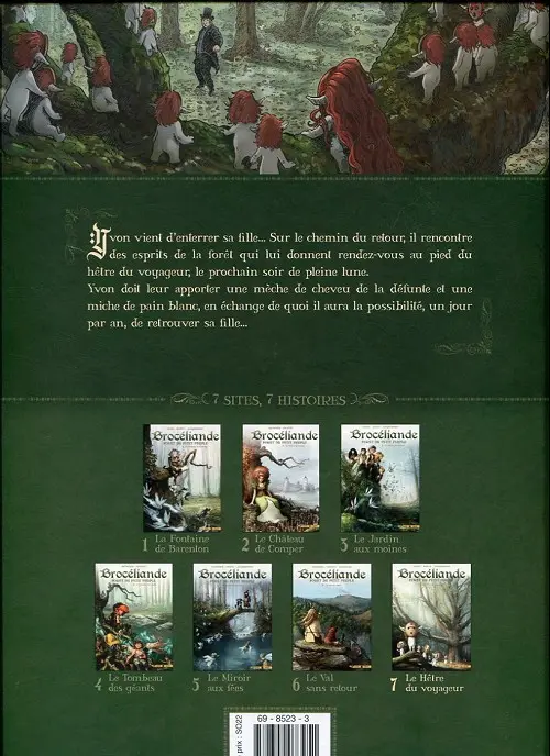 Verso de l'album Brocéliande - Forêt du petit peuple Tome 7 Le hêtre du voyageur