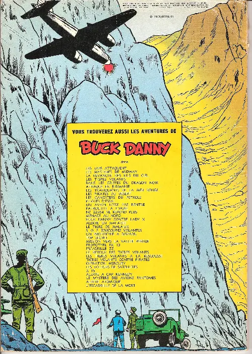 Verso de l'album Buck Danny Tome 35 L'escadrille de la mort