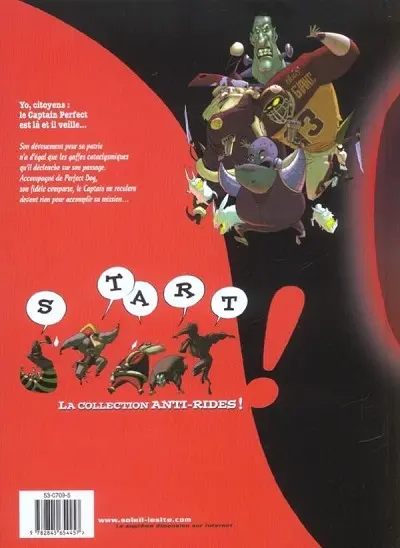 Verso de l'album Captain Perfect Tome 1 Toxic Stories