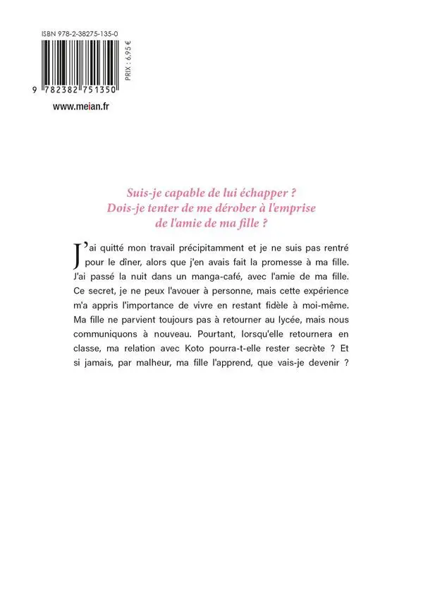 Verso de l'album L'amie de ma fille 2
