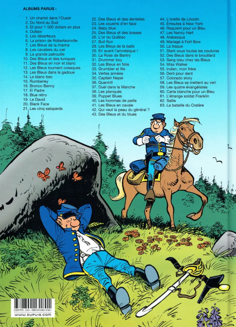 Verso de l'album Les Tuniques Bleues Tome 45 Émeutes à New York