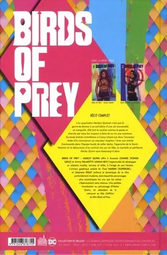 Verso de l'album Birds of Prey - Harley Quinn