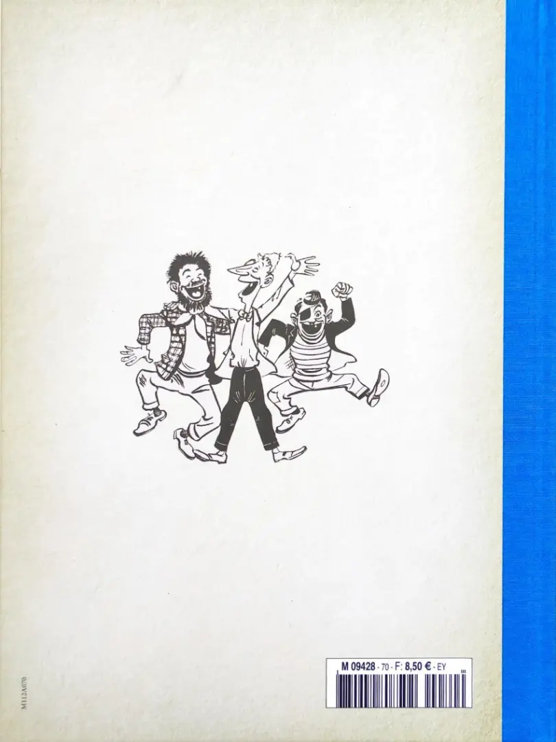 Verso de l'album Les Pieds Nickelés - La collection Tome 70 Les Pieds Nickelés et le chanvre berrichon