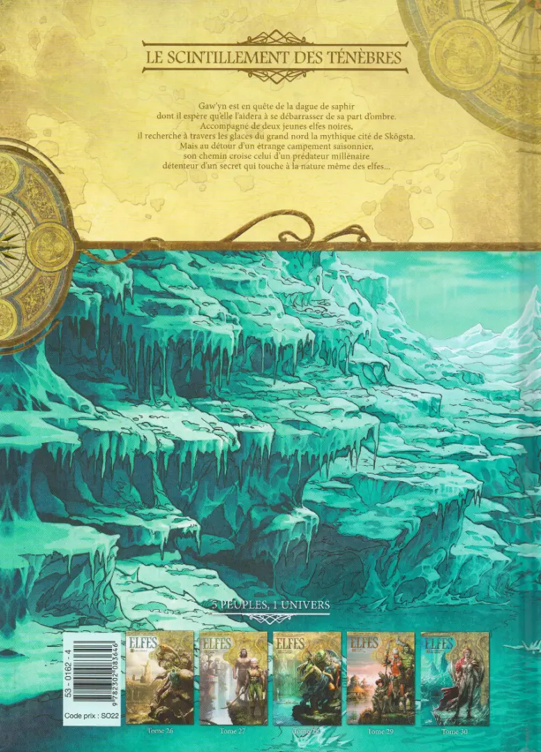 Verso de l'album Elfes Tome 30 Le Scintillement des ténèbres