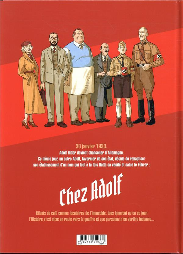 Verso de l'album Chez Adolf 1 1933