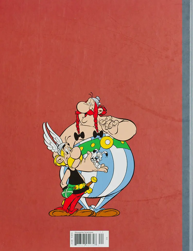 Verso de l'album Astérix La collection officielle Tome 17 Le domaine des dieux