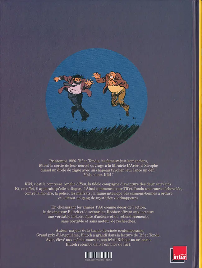Verso de l'album Tif et Tondu Mais où est Kiki ?