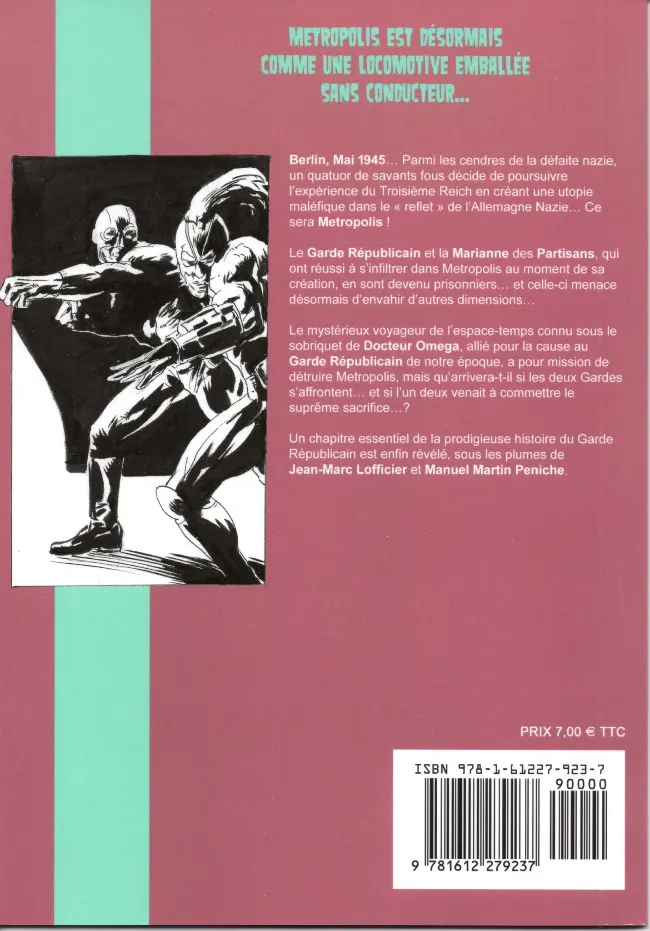 Verso de l'album Le Garde républicain Spécial Noël 2019 - Dans l'ombre de Métropolis...