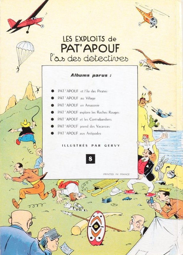 Verso de l'album Pat'Apouf Tome 12 Pat'Apouf et le vol des Bijoux