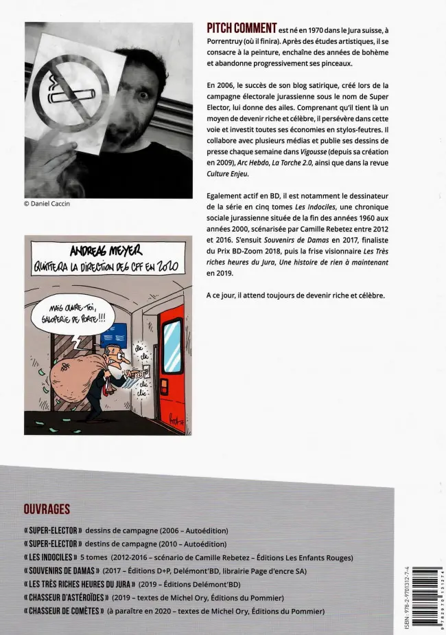 Verso de l'album On va vers le beau