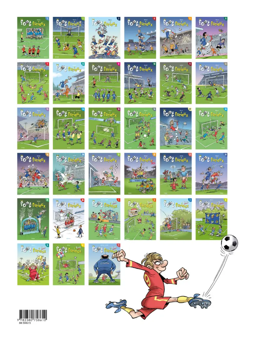 Verso de l'album Les Foot furieux Tome 26