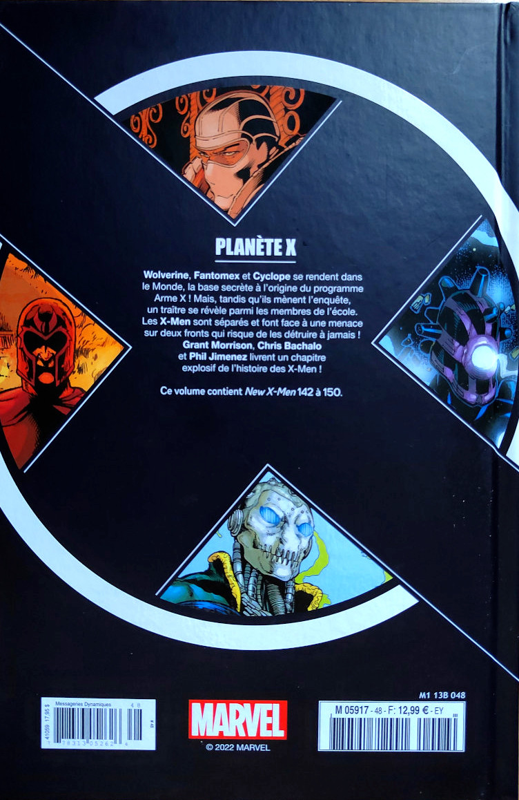 Verso de l'album X-Men - La Collection Mutante Tome 48 Planète X