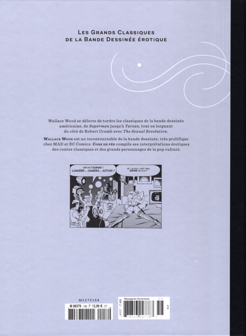 Verso de l'album Les Grands Classiques de la Bande Dessinée Érotique - La Collection Tome 158 Cons de Fées - Tome 3