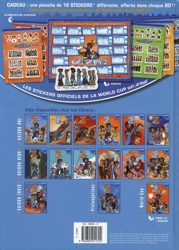 Verso de l'album Foot 2 rue Tome 5 En route vers la victoire