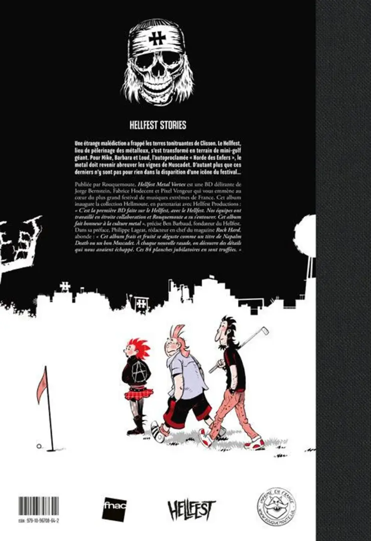 Verso de l'album Hellfest Metal Vortex - Black édition