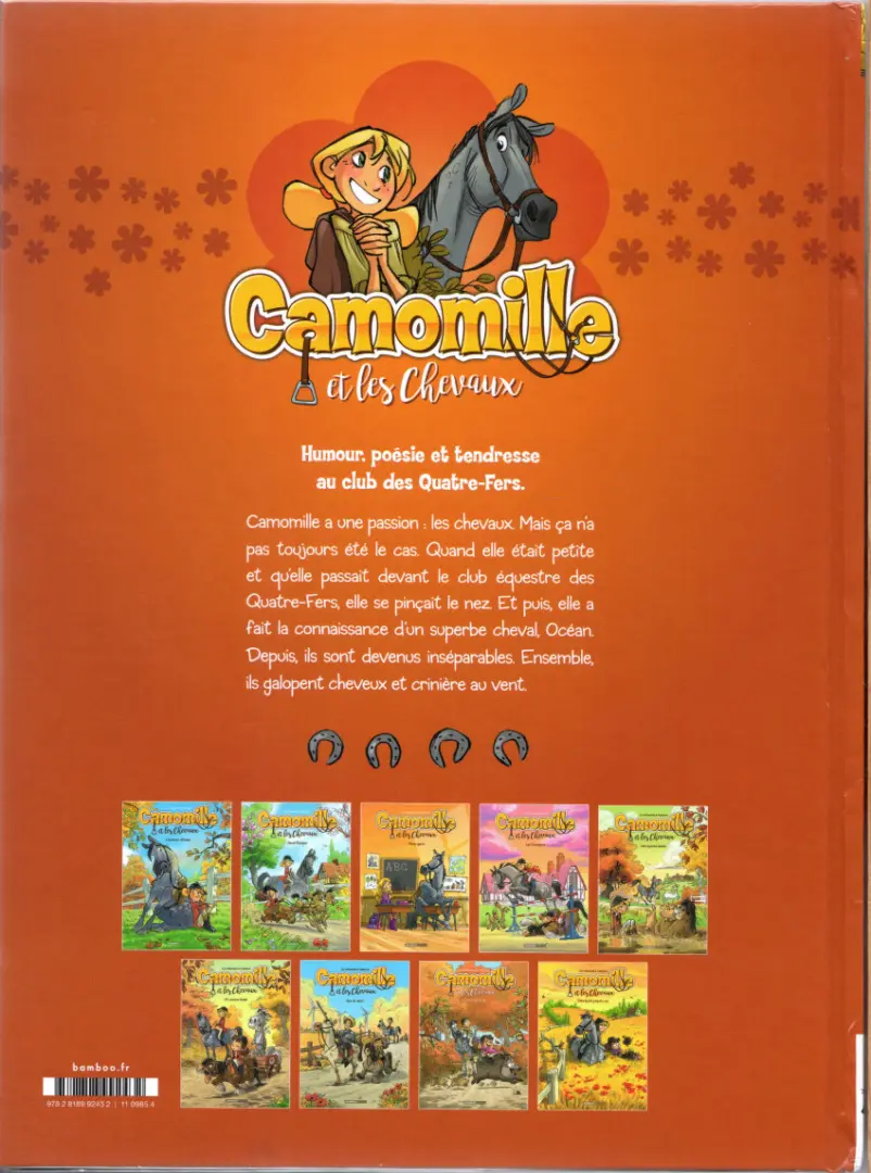 Verso de l'album Camomille et les chevaux Tome 3 Poney game
