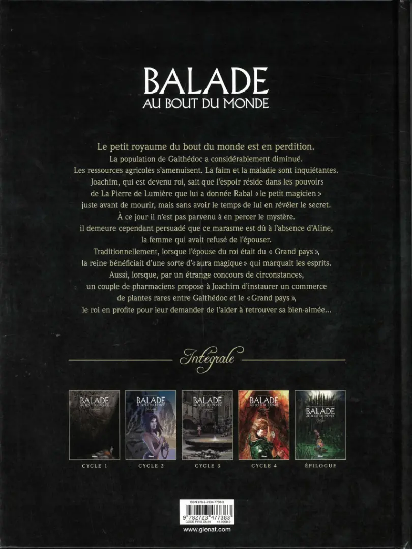 Verso de l'album Balade au Bout du monde Tome 17 Épilogue