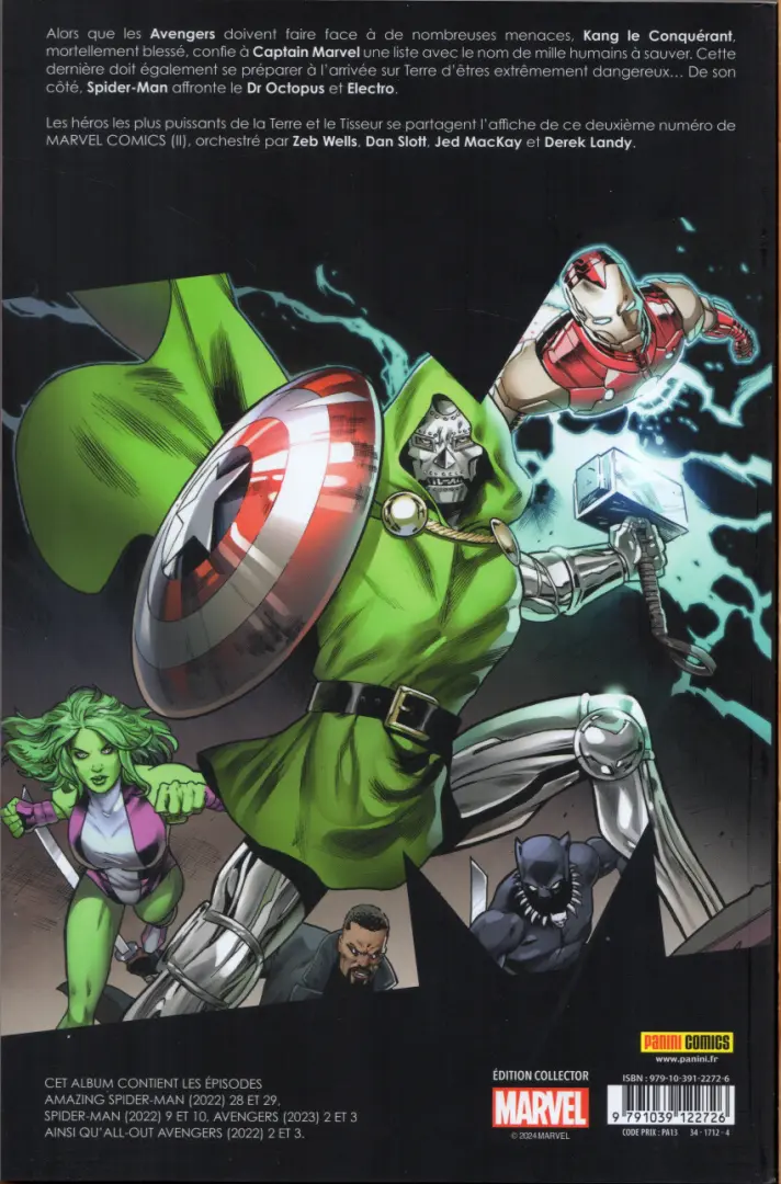 Verso de l'album Marvel Comics (II) 02