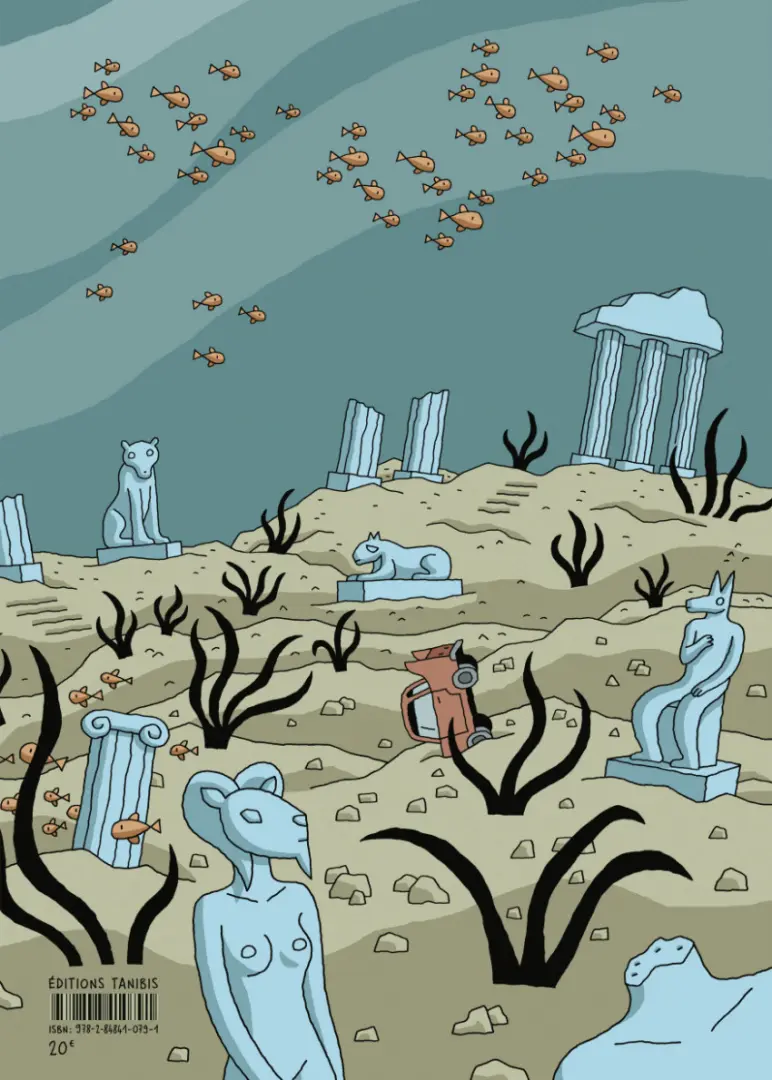 Verso de l'album Les fantômes de Syracuse