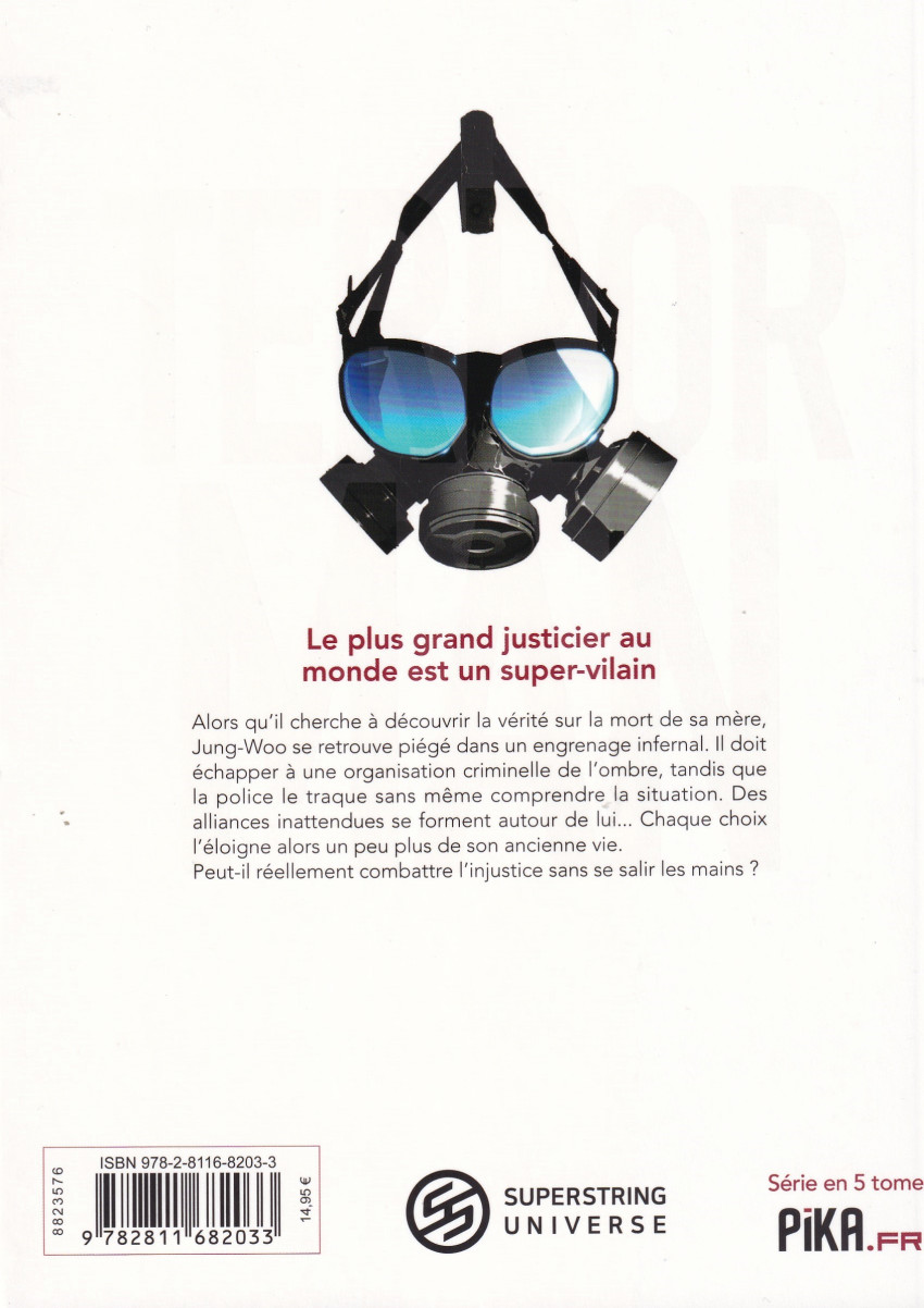 Verso de l'album Terror Man 2
