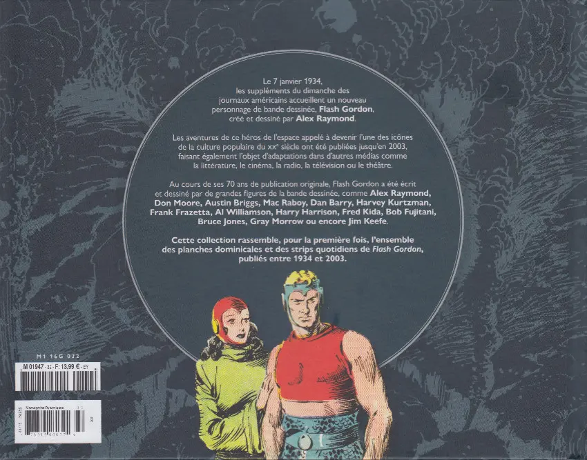 Verso de l'album Flash Gordon Tome 32 1943-1944