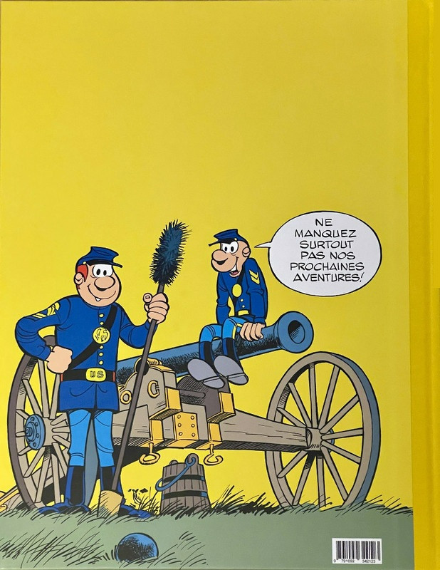 Verso de l'album Les Tuniques Bleues Tome 13 Les bleus dans la gadoue