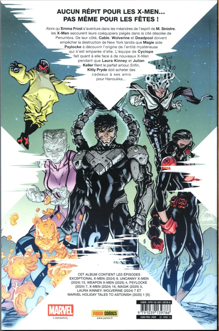 Verso de l'album X-Men 23