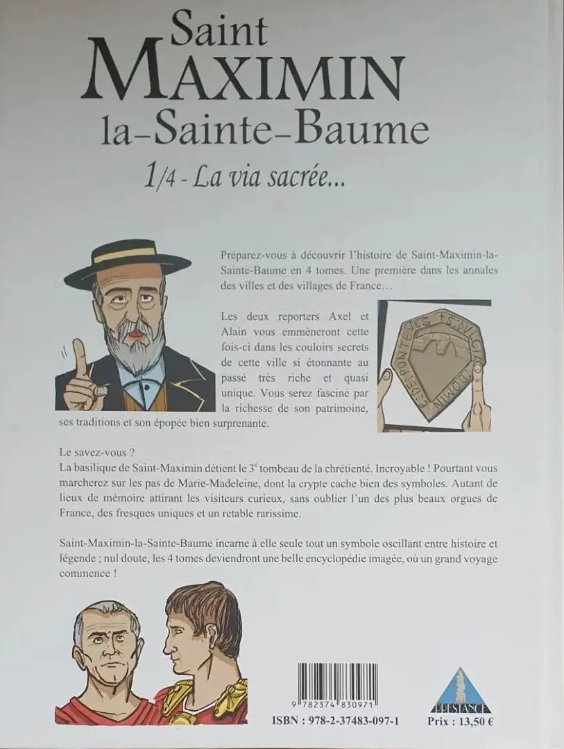 Verso de l'album Saint-Maximin-la-Sainte-Baume 1/4 La via sacrée ...