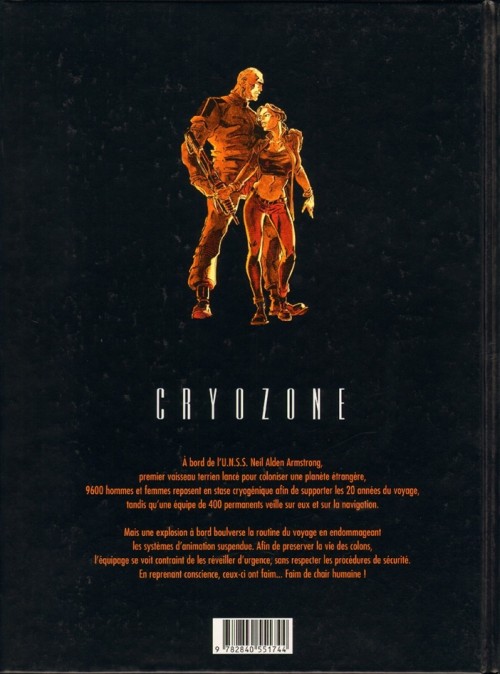 Verso de l'album Cryozone Tome 2 Syndrome Z