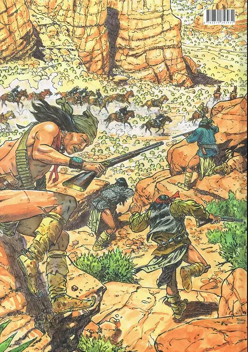 Verso de l'album Delgadito Tome 4 Le cercle brisé
