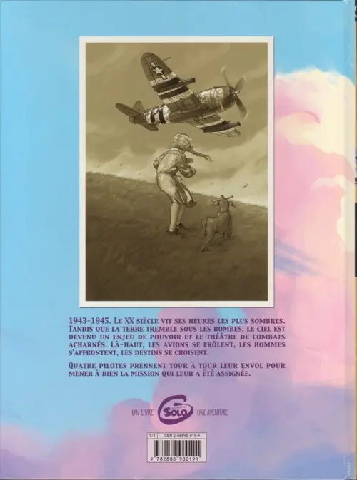 Verso de l'album Le Dernier envol