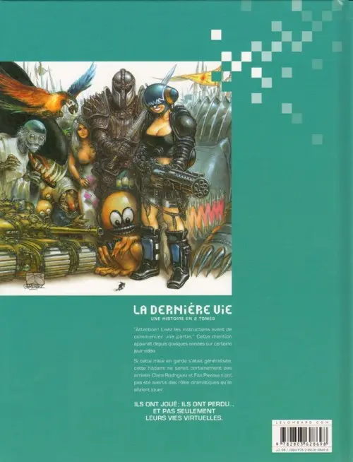 Verso de l'album La Dernière vie Tome 2