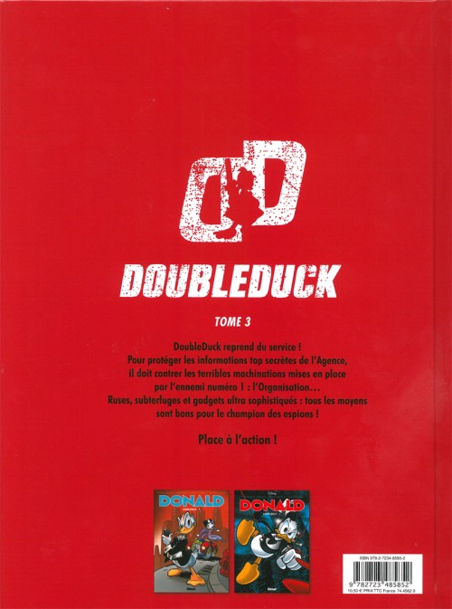 Verso de l'album Donald - Doubleduck 3