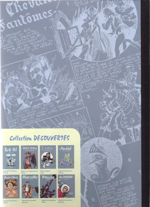 Verso de l'album Découvertes Calvo