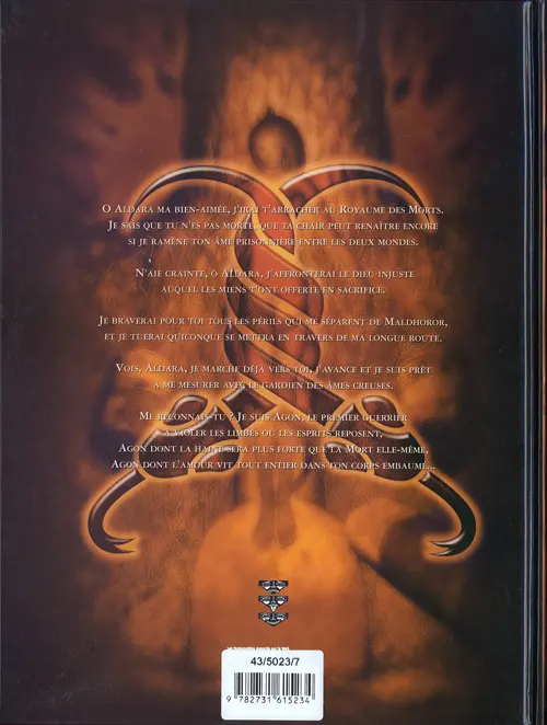Verso de l'album Les Hérésiarques Tome 1 L'âme creuse