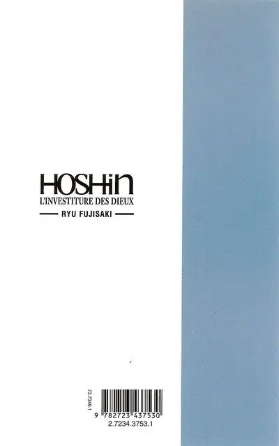 Verso de l'album Hoshin 6 Le général des Yin