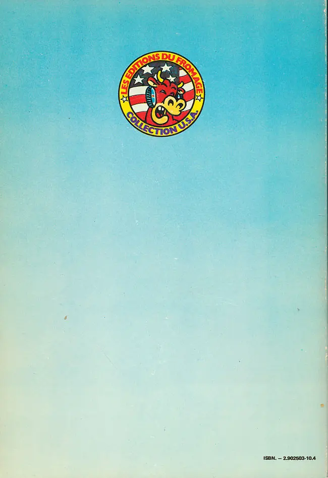Verso de l'album L'Indien blanc