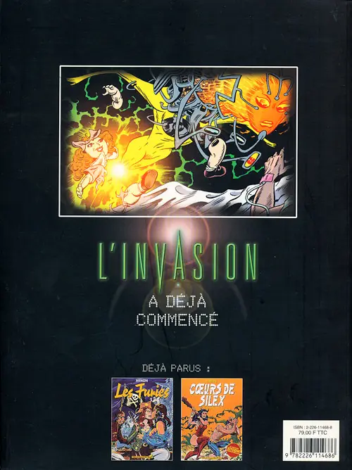 Verso de l'album L'Invasion