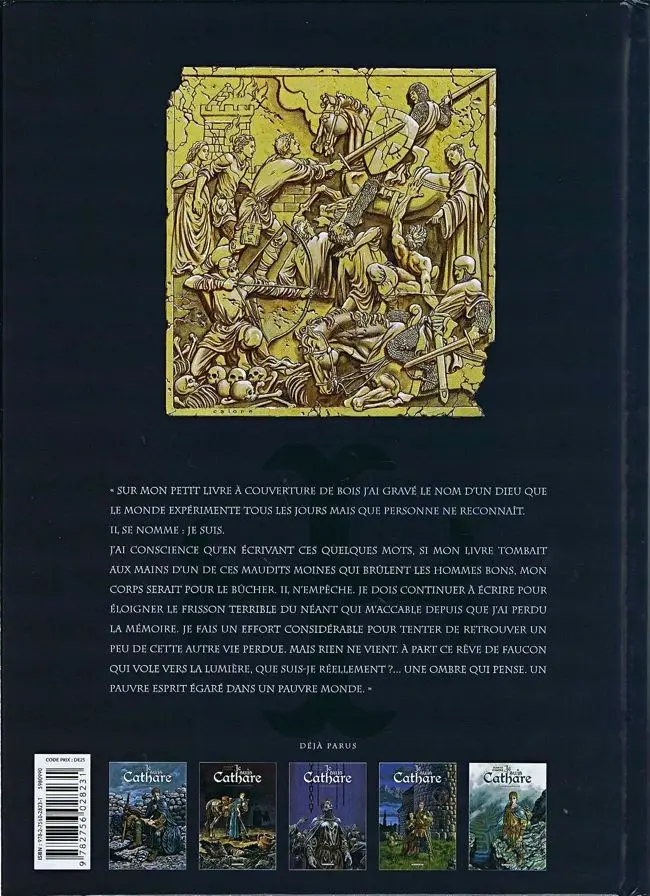 Verso de l'album Je suis Cathare Tome 5 Le grand labyrinthe
