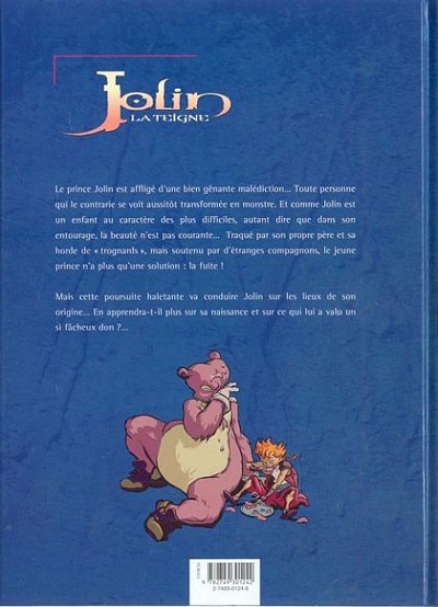 Verso de l'album Jolin la teigne Tome 2 La sorcière dans la lune